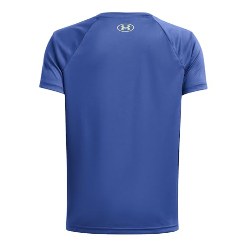 Image of Under Armour Boys' Tech Hybrid Printed Fill Short-Sleeve T-Shirt