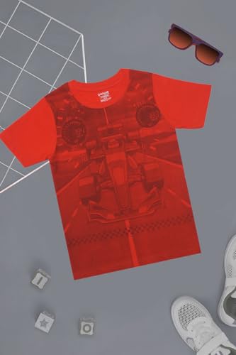 Image of Dollar Champion Cotton Regular Fit T-Shirts for Boys -Actual Color May Vary