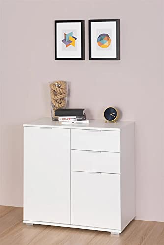 Noxen - Een moderne kast wit, ladekast, voor uw slaapkamer, hal, kinderkamer. (wit) - Image 5