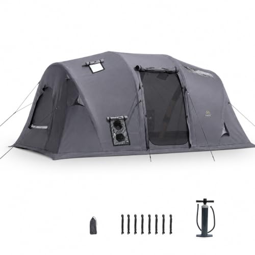 Carpa inflable Nice C para camping 10 personas miniatura 1