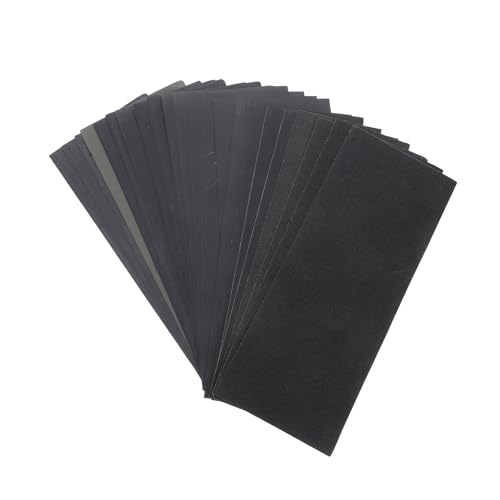 Genérico 24 Piezas Combinación de papel mate papel de lija Kit de lijas versatil lijadora de paneles de yeso lijadoras para trabajar la madera Detalle de almohadillas de lijado Grey