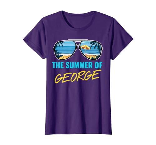 The Summer of George Pop Culture T-Shirt, Women, Purple, Medium