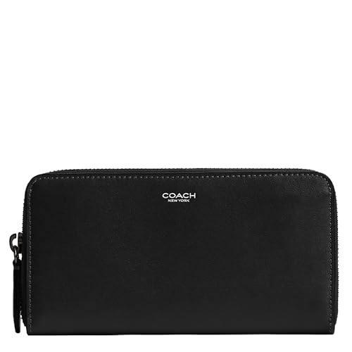 Coach Men's Accordion Wallet, Black, One Size