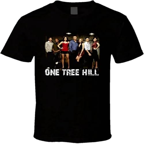 LNGXN One Tree Hill Drama Tv Series Group T-shirt moyen noir, Noir , S