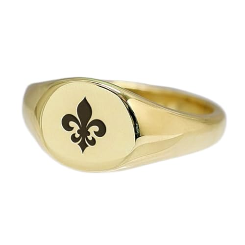 Bague héraldique astro en argent doré : le bijou cadeau vintage idéal