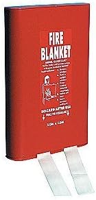 Axus Technologies Fire Blanket Hard Box (1 m, Red)