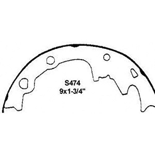 Wagner PAB474R Riveted Brake Shoe Set