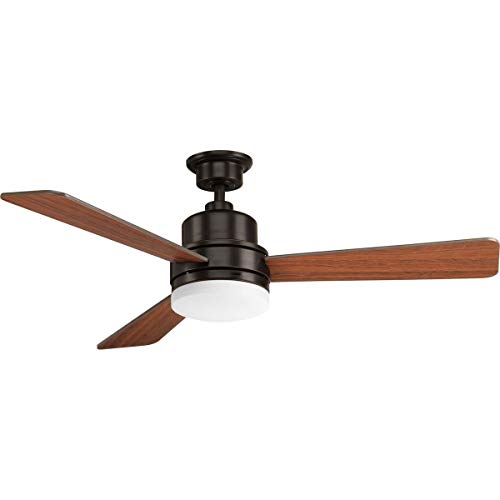 Progress Lighting Trevina 52" Ceiling Fan Light, Antique Bronze by Progress Lighting - Used condition - US$135.20