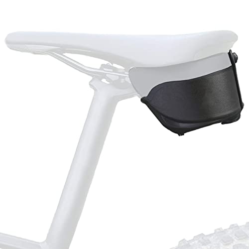 Cyckit Aeroclam Cycling Seat Bag Interchangeable Bottom Compartment Hard Shell Easy to Change Fits P1 Curved and P2 Flat Top Bike Saddle Bag Lower Storage Unit Large