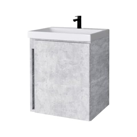Juego de Muebles de baño de cerámica para Lavabo (50 cm) de Planetmöbel Cover
