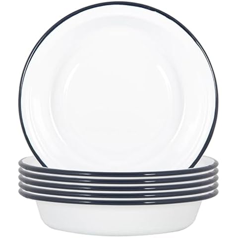 Argon Tableware White Deep Bowls Set Cover