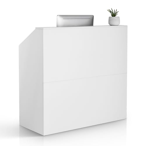 Applicazione versatile: questo banco reception è ideale per l'uso presso banchi cassa o negozi al dettaglio. Si adatta perfettamente a diversi stili di interni