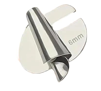 QUTEX T17 Hemming Folder (6mm) Snap-On Sewing Machine Attachment | Durable Hemming Foot for Binding & Edge Finishing on Fabrics (Pack of 1)-image-3