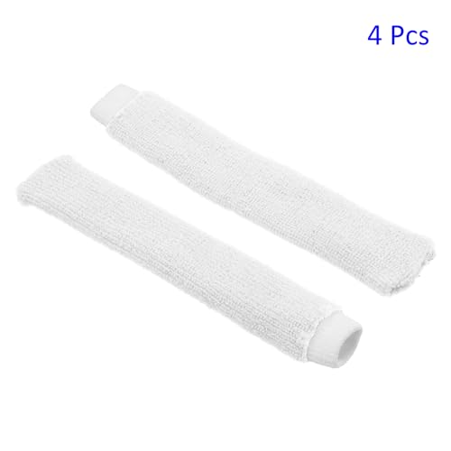 M METERXITY 4 Pack Badminton Towel Overgrip, Nylon Anti-Skid Sweatband Tennis Racquet Grip - Image 4