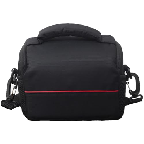 Bolsa para cámara de fotos negra con correa de hombro ajustable Healeved