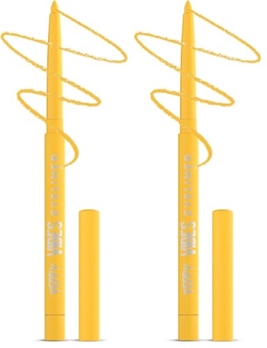 Image of Glam21 Peppy Vibes Eyeliner |Matte Finish Stays up to 10 Hours |Smudge-Proof & Water-Proof |Long Lasting Eyeliner | Precision application| Sunshine-0.4g (Pack of 2)