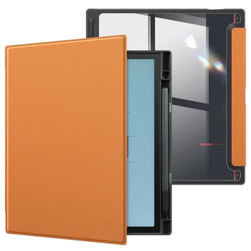 Fintie Case for 10.3" Boox Note Air4 C (2024)/ Air3 C/ Air3 B/W (2023) ePaper - Slim Lightweight PU Leather Book Folio Cover Auto Sleep/Wake, Built-in Pen Holder, Brown