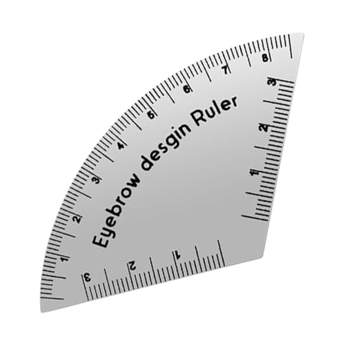 Regla de cejas, herramienta para moldear cejas, regla multiusos para mujeres y niñas, maquillaje diario, actuaciones, viajes, salón de belleza y hogar
