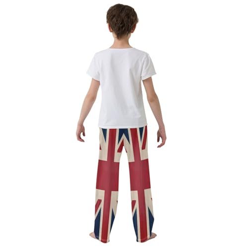 ALAZA Union Jack British Flag London Pajama Pants Long Sleep Pant Pajama Bottoms Elastic Waist with Pockets3