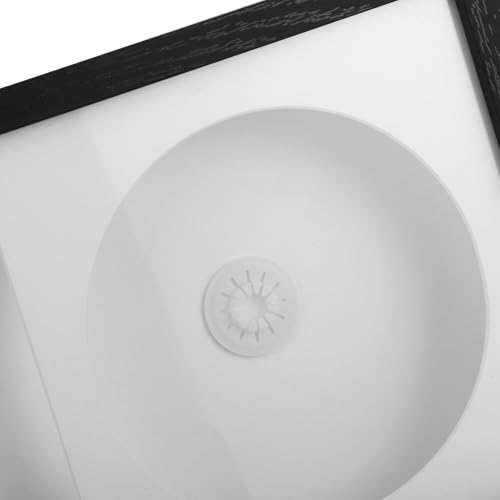 Soporte álbumes CD y marco discos madera diseño espacial mesa 4