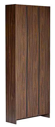 Image of DeckUp Muvo 6-Shelf Engineered Book Shelf and Display Unit (Walnut, Matte Finish)
