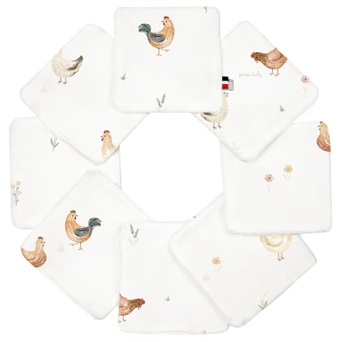 Lingettes bébé lavables GALLINA dans le sac à langer des parents