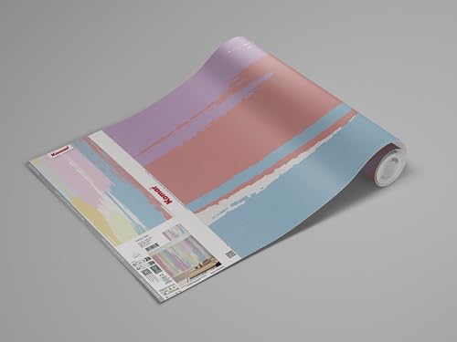 Komar Vlies Fototapete - Color Rain - Größe 350 x 250 cm - Tapete, Wanddekoration, Wohnzimmer, Schlafzimmer, Büro