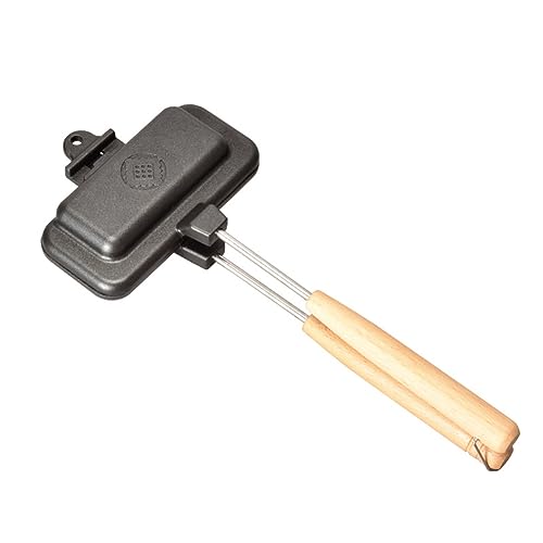 Eighosee Sandwichera Caliente con Placas Antiadherentes,Sandwichera de Desayuno de Doble Cara,Sandwichera para FreíR con Manejar ExtraíBle A