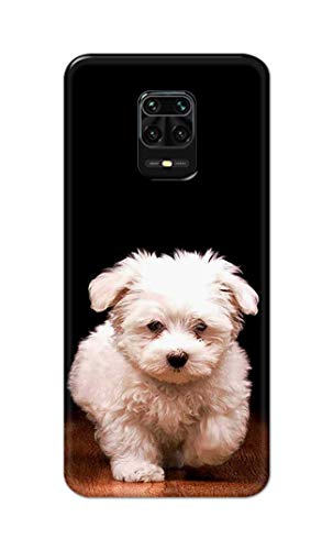 Image of PRINTFIDAA� Printed Hard Back Cover Case for Mi Redmi Note 9 Pro | Mi Note 9 Pro Max Back Cover (Puppy Dog) -2808