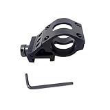 ProWildGear Ring Diameter 25.4mm 45 Degree Offset for Flashlight Scope Mount for 20mm Picatinny/Weaver Rail