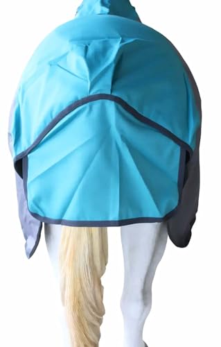 Image of 1200D Horse Turnout Blanket Waterproof, Breathable, Heavy-Weight Winter Blanket with 300g Fill, Ripstop Outer Shell