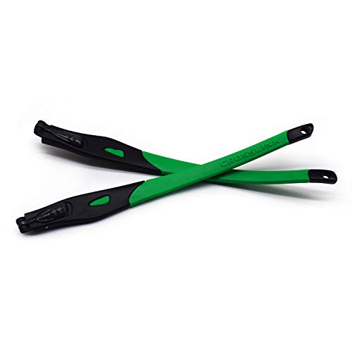 Jambes de rechange de qualité pour monture Oakley Crosslink vert premium