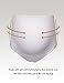 Gratlin Women's Maternity Brief Seamless High Waist Over The Bump Pregnancy Panties White Medium