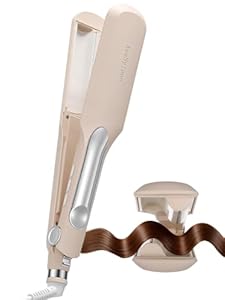 AraSyleon Welleneisen für natürliche Beach Waves 22mm| PTC Schnellaufheizung, 8 Temperaturstufen(140–210 °C), sicherer Welleneisen Lockenstab mit 60 Min. Auto-Off