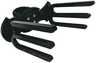 Krypt Towers Wakeboard Rack, Black Aluminum Wakeboarding Tower Holder, Adjustable Angle Base to Level with Boat, Clamp Fits Tubing Sizes: 1 3/4