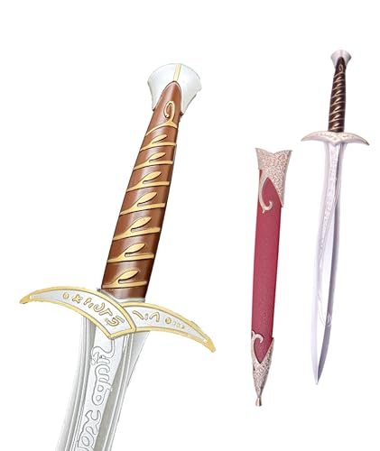 Sparkfoam PU Foam Material Medieval Short Sword with Scabbard - 27.5 inch Overall- Great for Costume Cosplay and Gifts (with Scabbard)