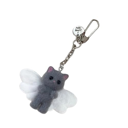 Greabuy Adorable cadena de teléfono con diseño de gato 3D, accesorio móvil 3D, accesorio elegante para un toque de 10 5, materiales mixtos, 10 5, Materiales mixtos