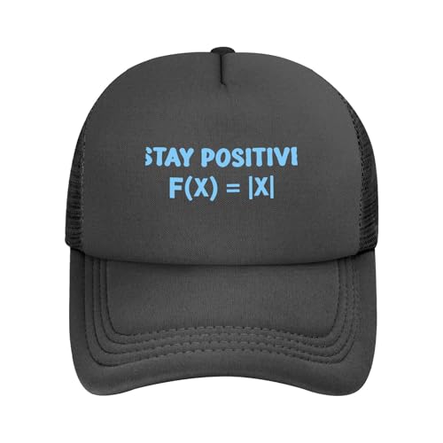 That Says Stay Positive - Math Formula Absolute Value Baseball Hats Cycling caps for Men
