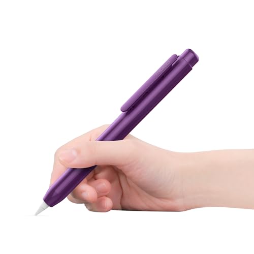 MoKo Retractable Holder Case for Apple Pencil 1st Generation Dark Purple
