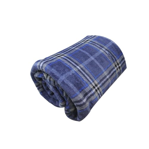 Cobertor de Casal com Cinta Azul, Dyuri Plus - Jolitex Ternille