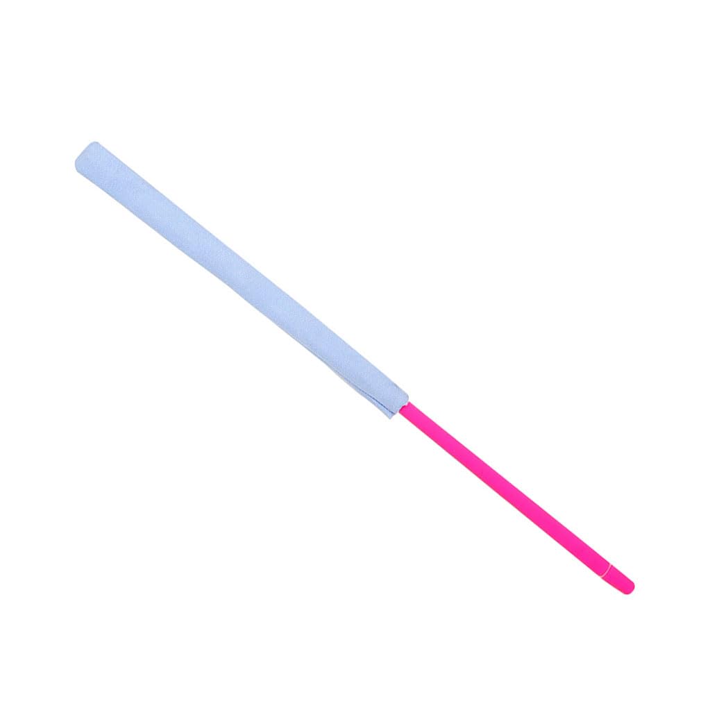 Juego de 5 palos de limpieza de flauta, paños de limpieza multicolor largos para instrumentos de viento de madera, accesorios para adultos y profesionales, color azul