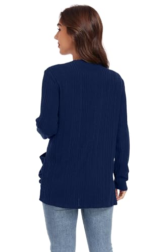 Image of GRECERELLE Womens Long Sleeve Lightweight Open Front V-Neck Casual Cardigan Sweaters Outerwear with Pockets 2025, S-2XL