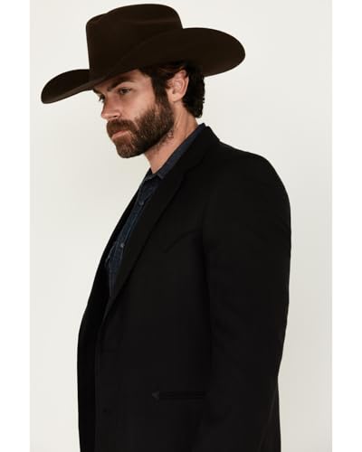 Circle S Western Sport Coat Mens Carson City Button Black CC21442
