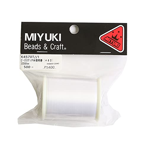 MIYUKI Beads Stitch Thread #40 / Value about 500m Roll White K4570T/1