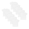 Hanes Boys Boys’ Undershirt, EcoSmart Short Sleeve Crew Shirts, Multiple Packs Available