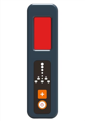 SynWave Hidden Camera Detector for Travel – Portable RF Signal & GPS Tracker Scanner with Magnetic Field & Infrared Lens Detection – Anti?Bug Privacy Protection Device(Black)