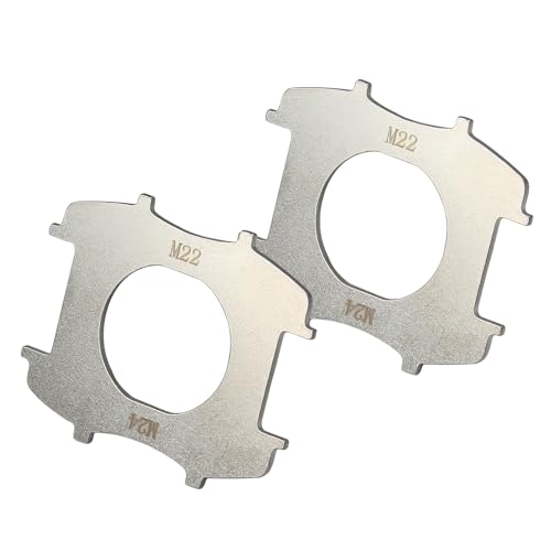 2 Pack Faucet Aerator Removal Tool, 304 Stainless Steel Faucet Aerator Key for M22, M24 Recessed Aerator with Gear