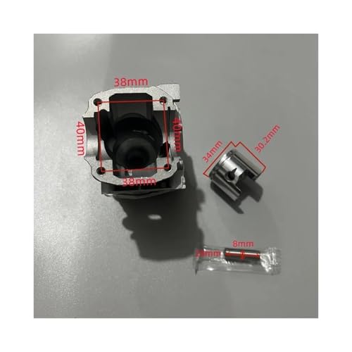 Cylindre 34mm tronçonneuse OM925 contre la perte de puissance