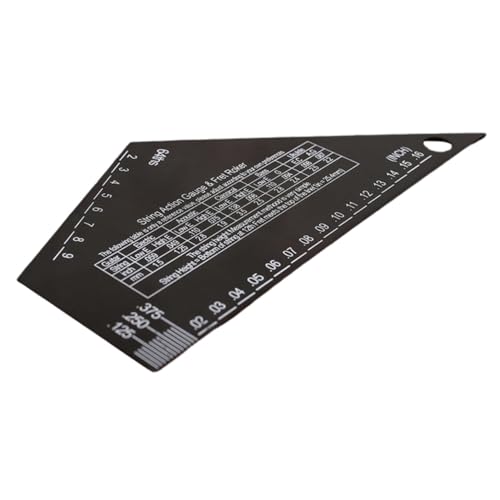 Alasum ギター弦高測定ツール 精密定規 トライアングルデザイン ギター用