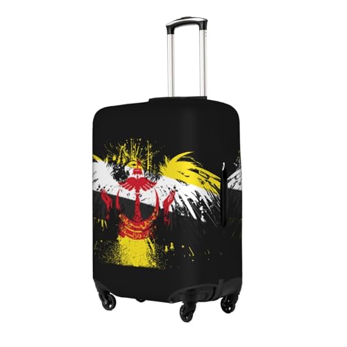 Travel Luggage Cover Brunei Darussalam Bruneians Flag Fashion Washable Baggage Suitcase Protector Fit For Luggage Medium2